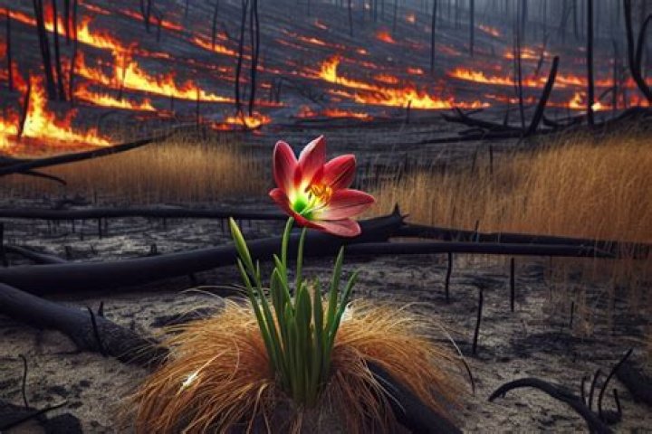 A Horse Amidst Fires In Simi Valley