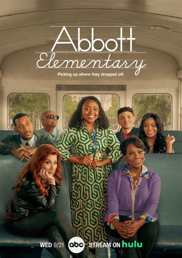 ABBOTT ELEMENTARY - ABC's "Abbott Elementary" stars Tyler James Williams as Gregory, Janelle James as Ava, Quinta Brunson as Janine, Sheryl Lee Ralph as Barbara, Chris Perfetti as Jacob, and Lisa Ann Walter as Melissa. (ABC/Pamela Littky)