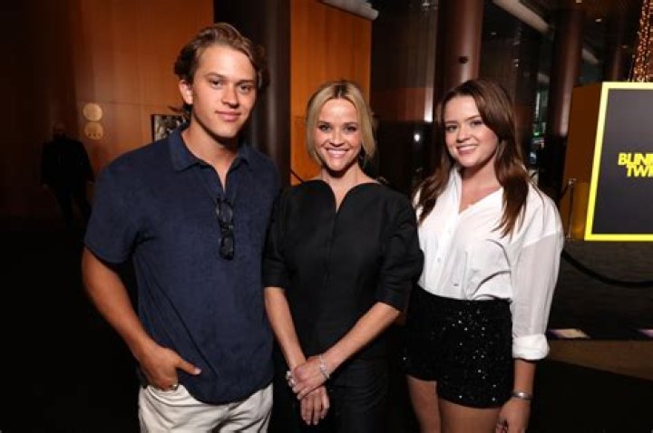 Deacon Phillippe, Ava Phillippe, Reese Witherspoon and Jim Toth The Hollywood Reporter's 'Women in Entertainment' Gala, Inside, Milk Studios, Los Angeles, USA - 11 Dec 2019