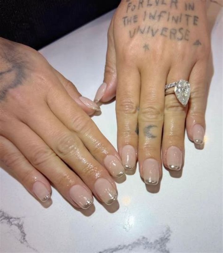 Demi Lovato Halloween Manicure