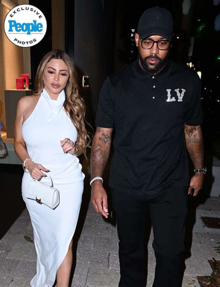 EXCLUSIVE: Larsa Pippen wears a very revealing top and holds hands with Malik Beasley as she hits the mall in Miami. Larsa, who recently revealed she had been battling Covid-19, made headlines earlier this month for claiming that she dated Tristan Thompson prior to his relationship with Khlo&eacute; Kardashian. During an interview on the Hollywood Raw podcast, Larsa said that she dated the NBA player shortly before he began a romance with the Keeping Up with the Kardashians star in 2016. "I was kinda seeing Tristan before Khlo&eacute;. Before Khlo&eacute; or any of them knew he existed," said Larsa, whose estranged husband Scottie Pippen filed for divorce that year. "I was seeing him, I had him come to L.A., I brought him to a party Kim [Kardashian] had. I introduced him to all of them.". 23 Nov 2020 Pictured: Larsa Pippen, Malik Beasley. Photo credit: MEGA TheMegaAgency.com +1 888 505 6342 (Mega Agency TagID: MEGA716931_001.jpg) [Photo via Mega Agency]