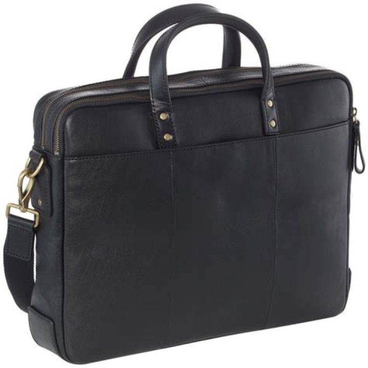 Haskell Double Zip Briefcase from FOSSIL