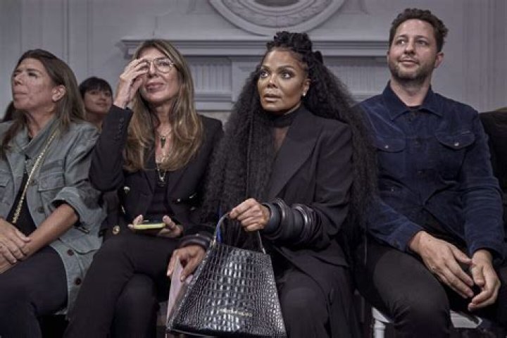 Janet Jackson, second from right, takes a seat during designer Christian Siriano's show at Fashion Week on Wednesday, Sept. 7, 202,2 in New York Fashion Christian Siriano, New York, United States - 08 Sep 2022