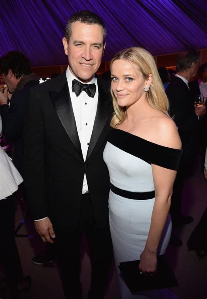 Jim Toth, Reese Witherspoon. Jim Toth, left, and Reese Witherspoon pose in the audience at the 69th Primetime Emmy Awards, at the Microsoft Theater in Los Angeles 69th Primetime Emmy Awards - Audience, Los Angeles, USA - 17 Sep 2017