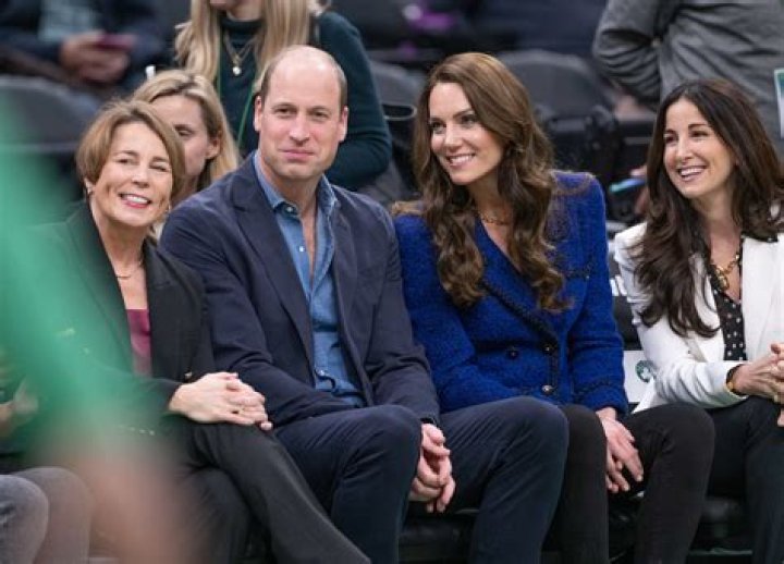 Kate Middleton Prince William Celtics game
