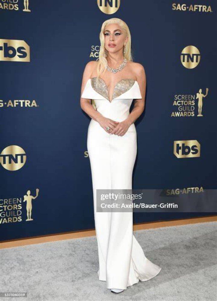 Lady Gaga 28th Annual Screen Actors Guild Awards, Arrivals, Fashion Highlights, The Barker Hangar, Santa Monica, Los Angeles, USA - 27 Feb 2022