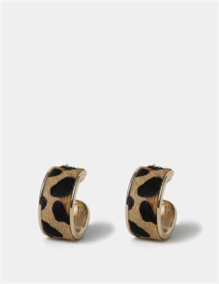 Leopard Earrings, $12.99, T.J.Maxx