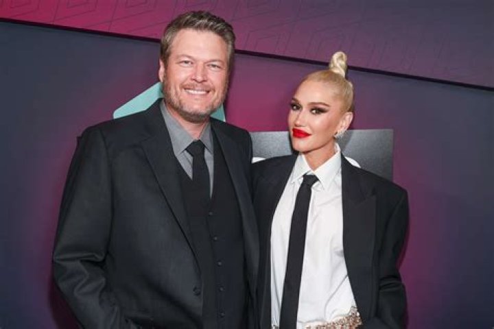(L-R) Blake Shelton and Gwen Stefani Blake Shelton honored with a star on the Hollywood Walk of Fame, Los Angeles, California, USA - 12 May 2023