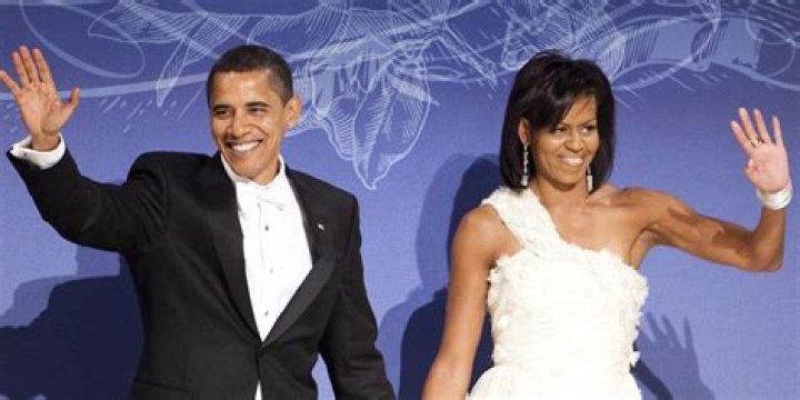 Michelle & Barack Obama At The Presidential Inauguration