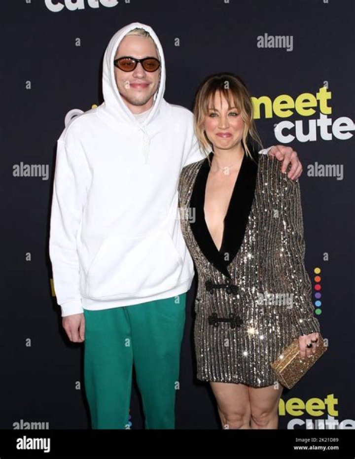 Pete Davidson and Kaley Cuoco attending Peacock's 'Meet Cute' Premiere held at Manhattan West Plaza on September 19, 2022 in New York City, NY &copy;Steven Bergman/AFF-USA.COM. 20 Sep 2022 Pictured: Kaley Cuoco. Photo credit: Steven Bergman/AFF-USA.COM / MEGA TheMegaAgency.com +1 888 505 6342 (Mega Agency TagID: MEGA899884_013.jpg) [Photo via Mega Agency]