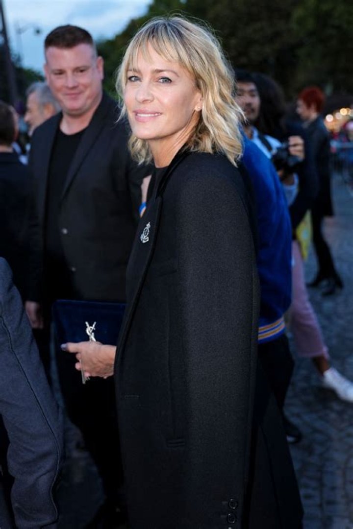 Robin Wright at Paris Fashion Week