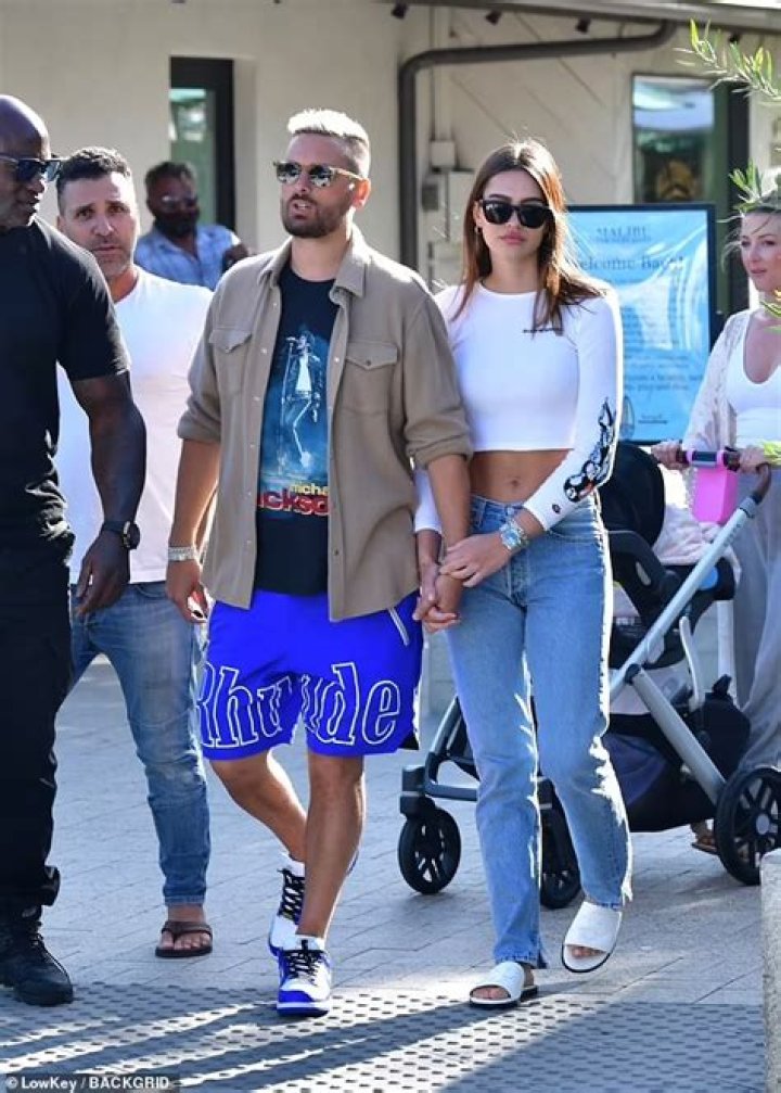 Scott Disick Holding Hands With Reign