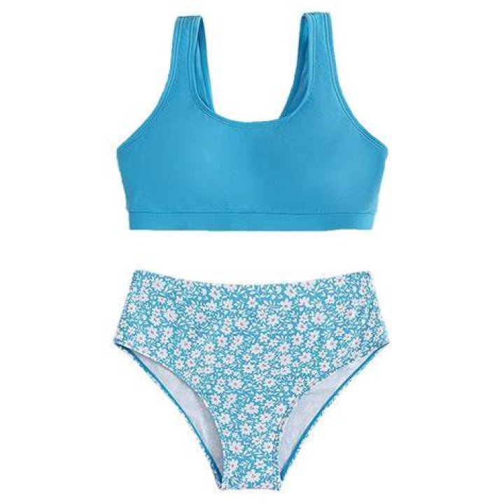 TemptMe High-Cut Two-Piece Swimsuit